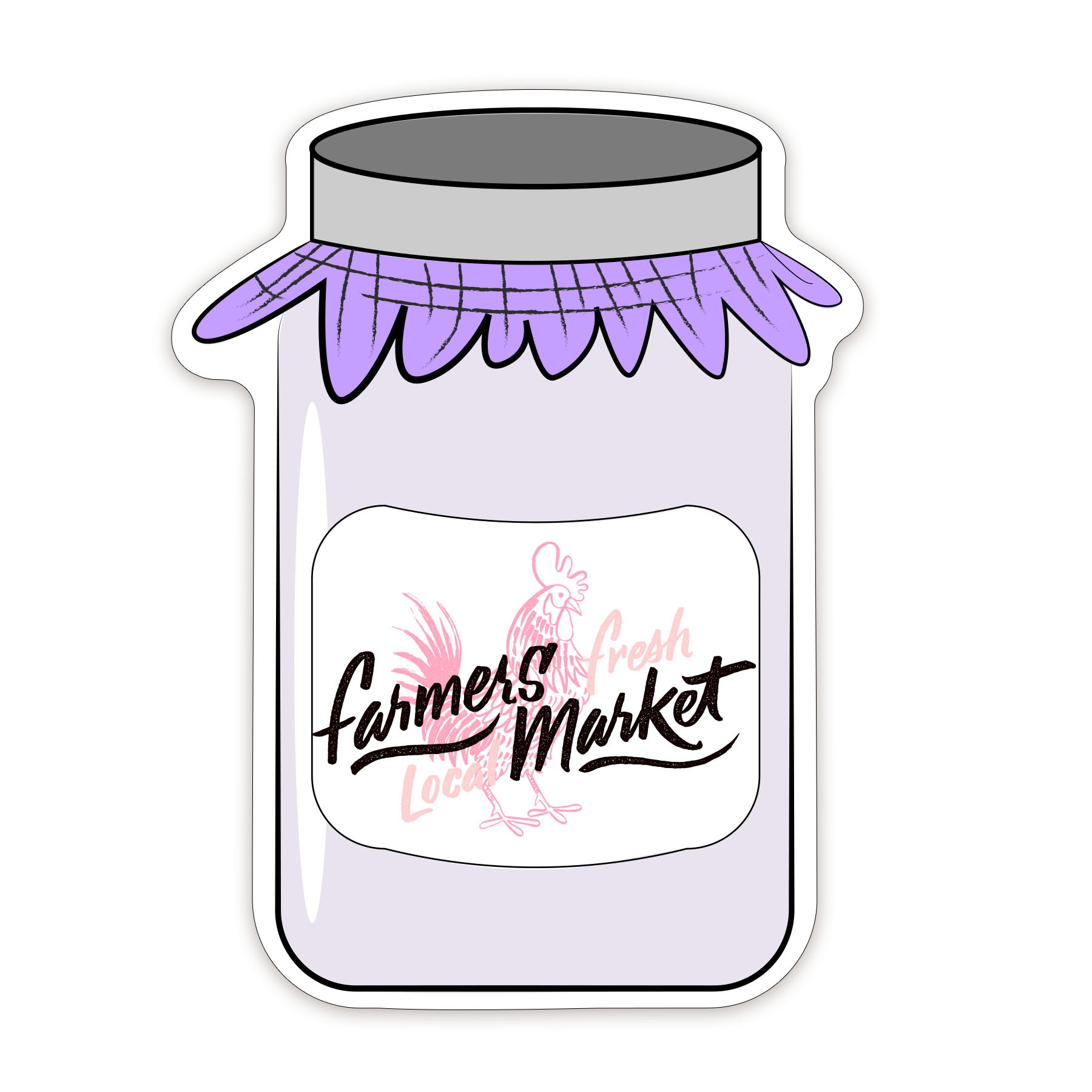 JAR1-20         - Jar Shaped NoteKeeper™ Magnet 20 Mil                             